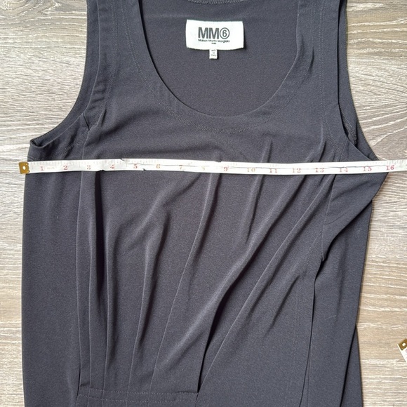 maison martin margiela 6 mmm pleated mini dress black Small - Picture 9 of 11